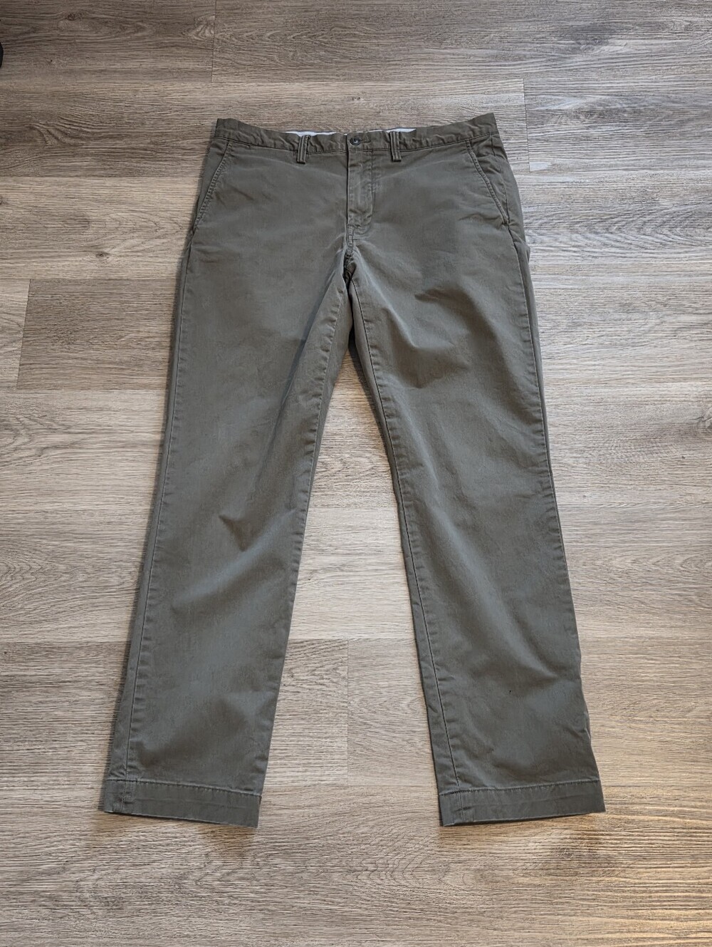 Polo Ralph Lauren, The Polo Chino, Stretch Straight Fit Olive Green Pants Men's